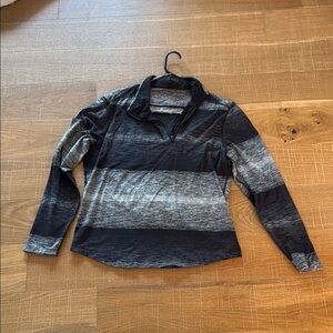 lululemon athletica Black and Gray Men's Shirt